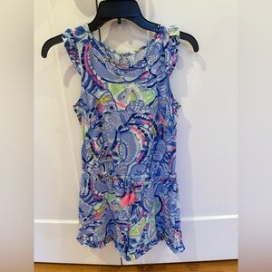 Lilly Pulitzer Vibrant Blue and Pink Casual Dress